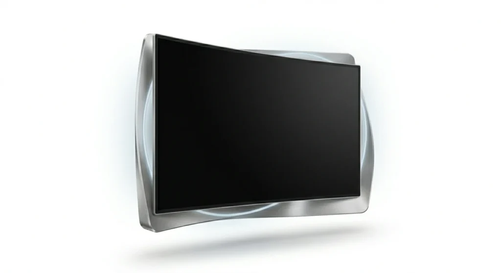 düz siyah oled monitör